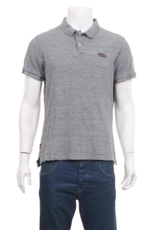 Tricou cu guler SUPERDRY