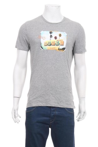 Tricou cu imprimeu JACK & JONES