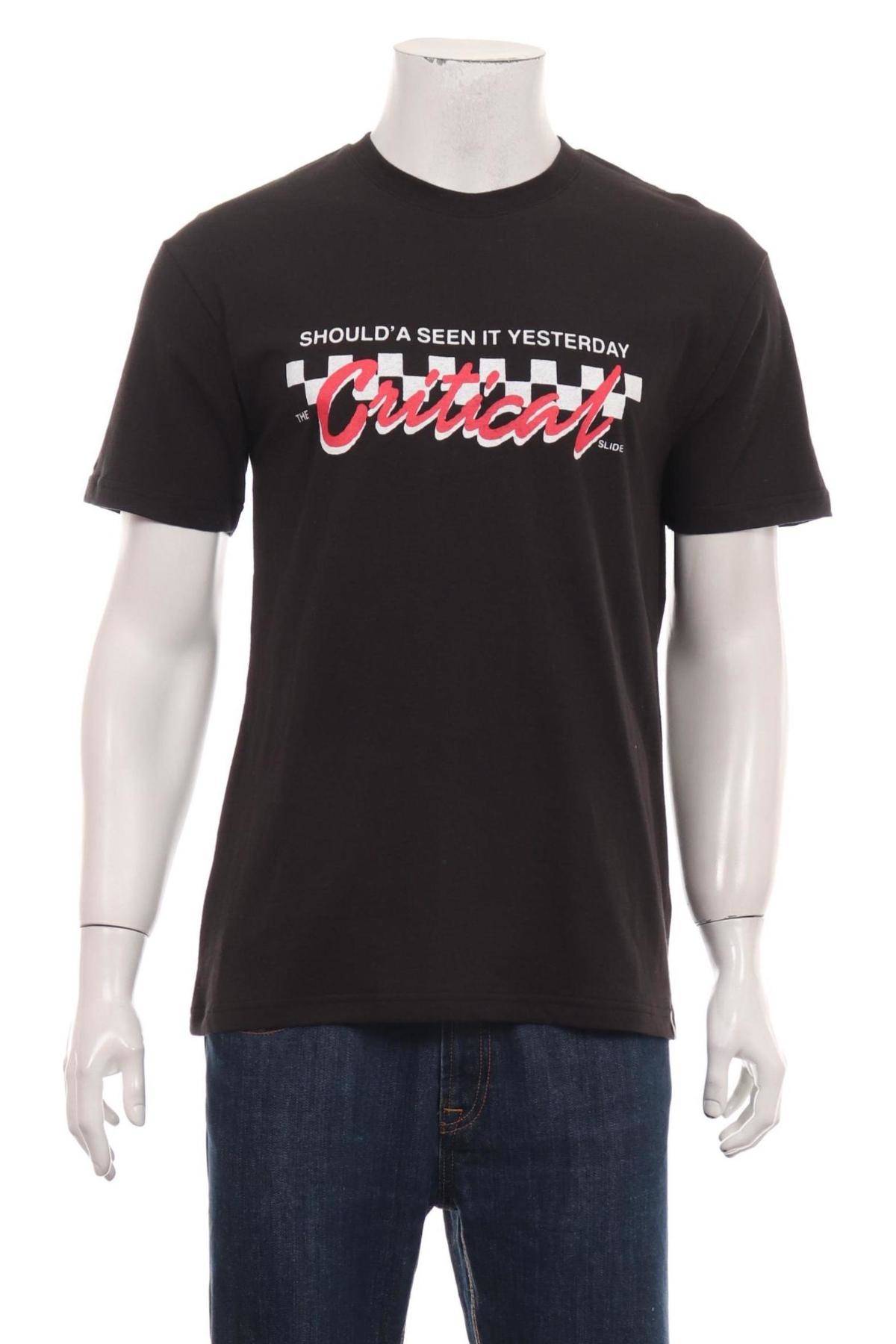 Тениска с щампа CRITICAL SLIDE.1