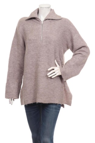 Пуловер с поло яка H&M