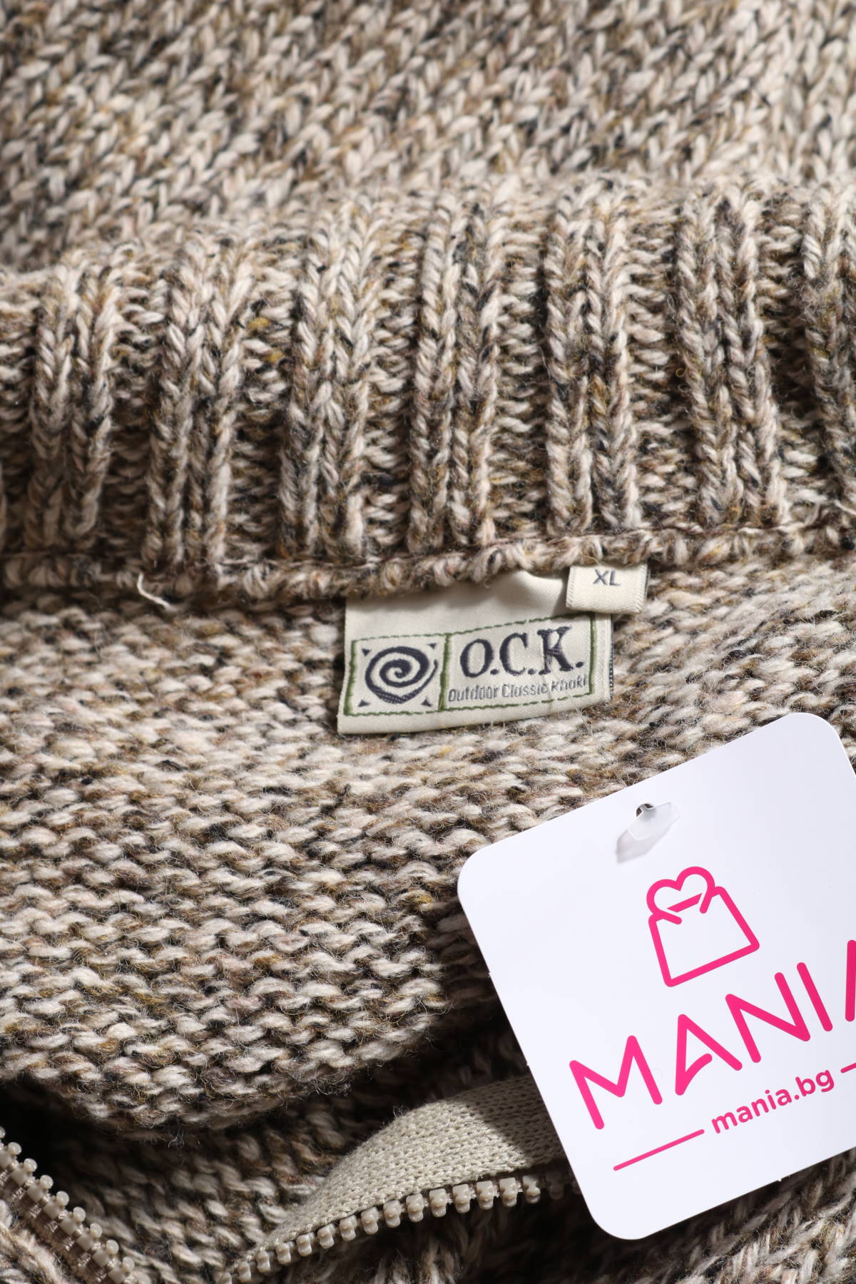 Пуловер с поло яка O.C.K. OUTDOOR CLASSIC KHAKI3