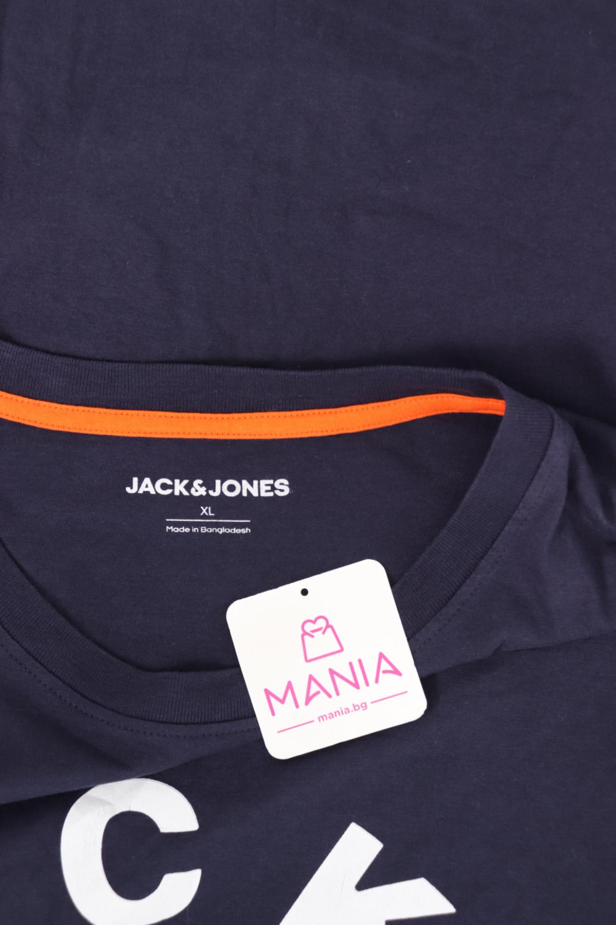 Тениска с щампа JACK & JONES3