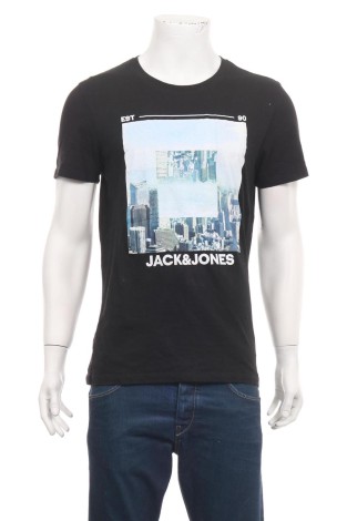 Tricou cu imprimeu JACK & JONES