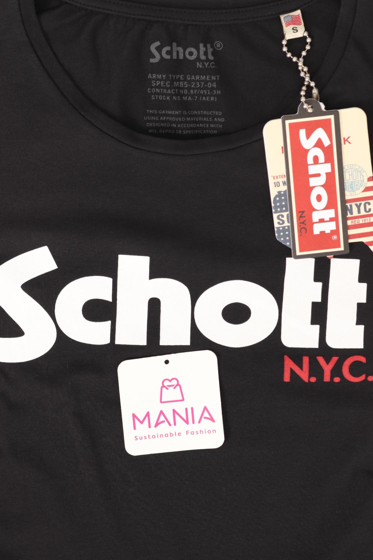 Тениска с щампа SCHOTT NYC3