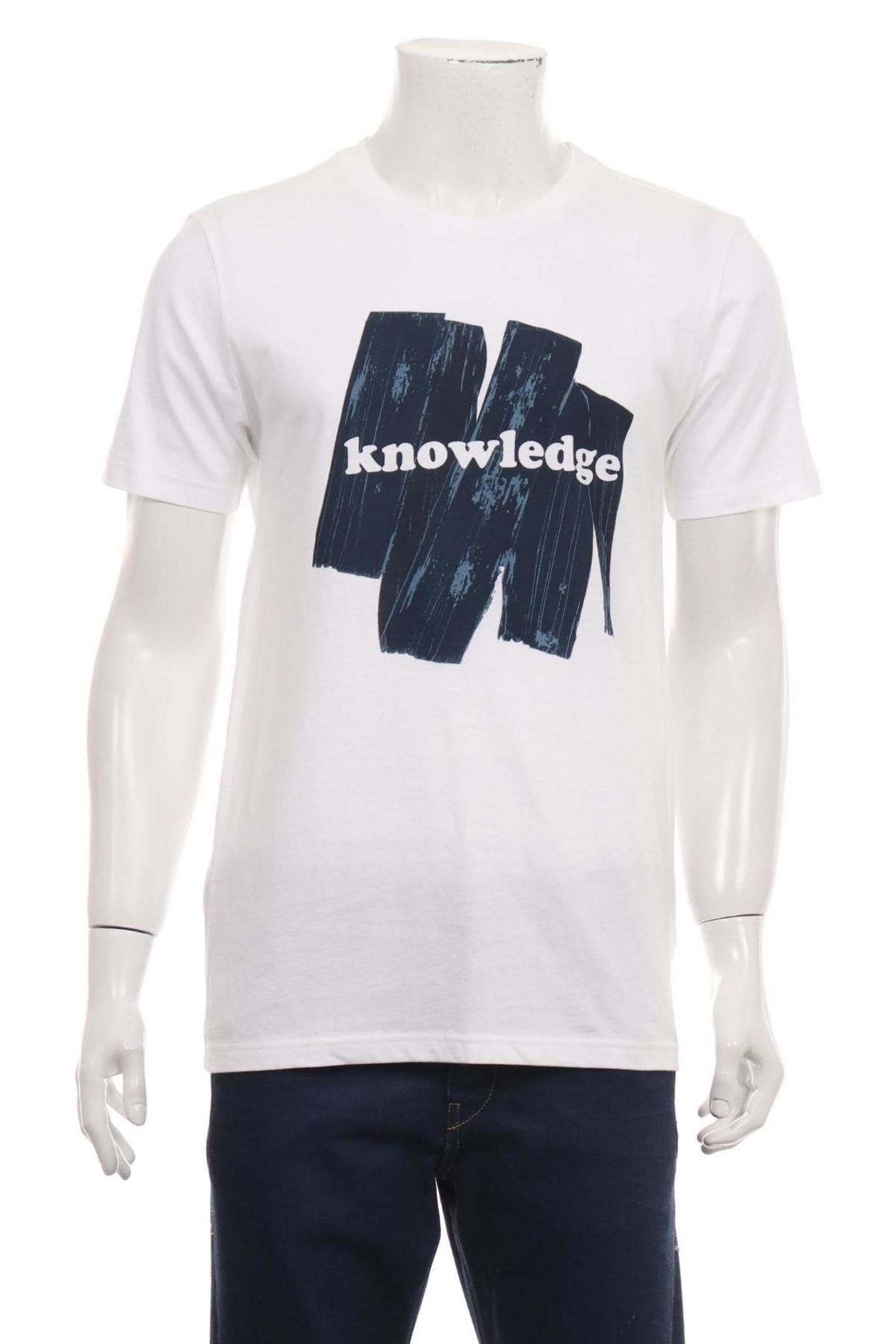 Тениска с щампа KNOWLEDGE COTTON APPAREL1