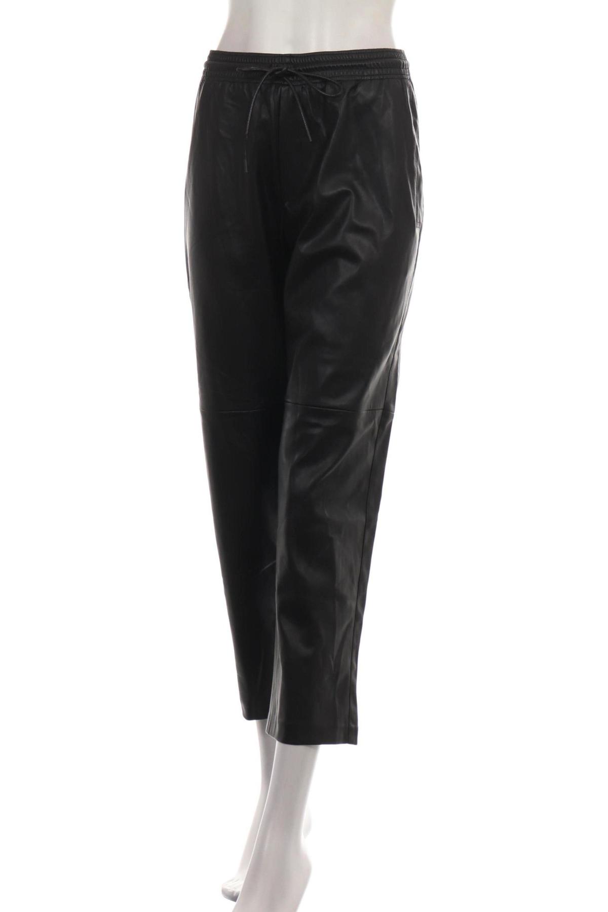 Кожен панталон MANGO1