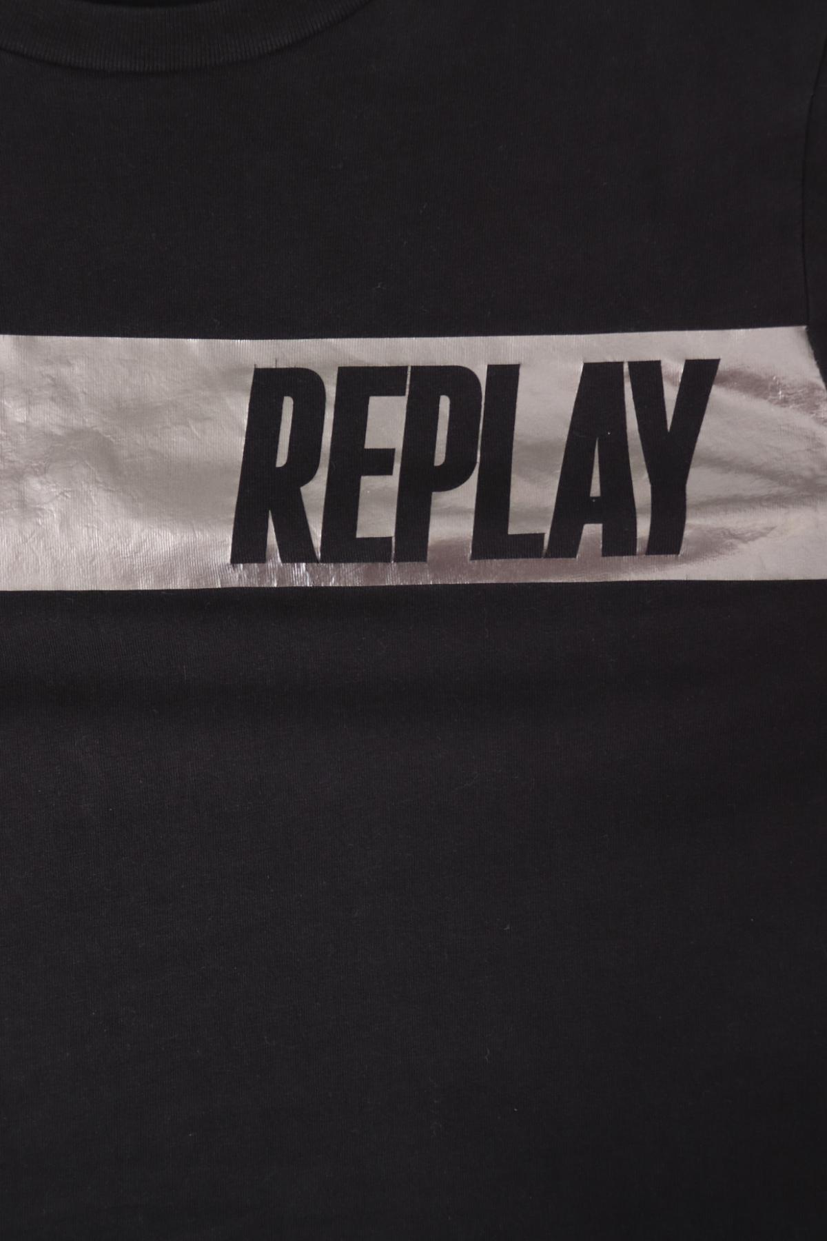 Тениска с щампа REPLAY4