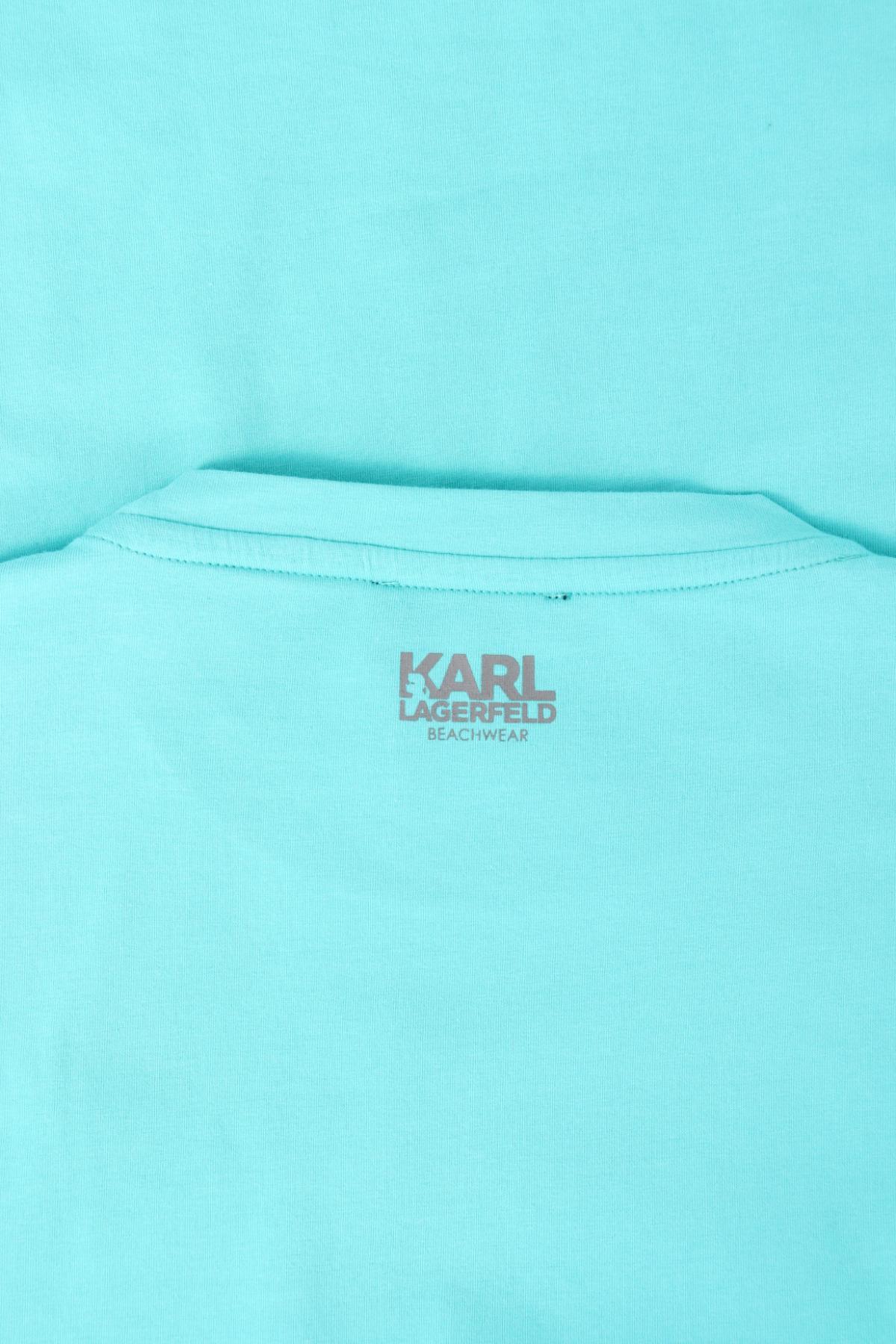 Тениска с щампа KARL LAGERFELD4