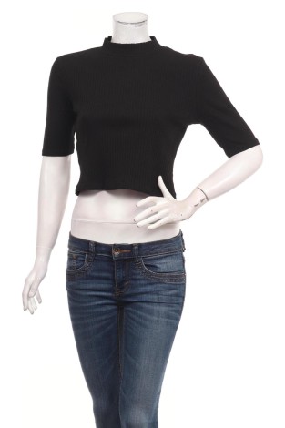 Блуза с поло яка SINSAY