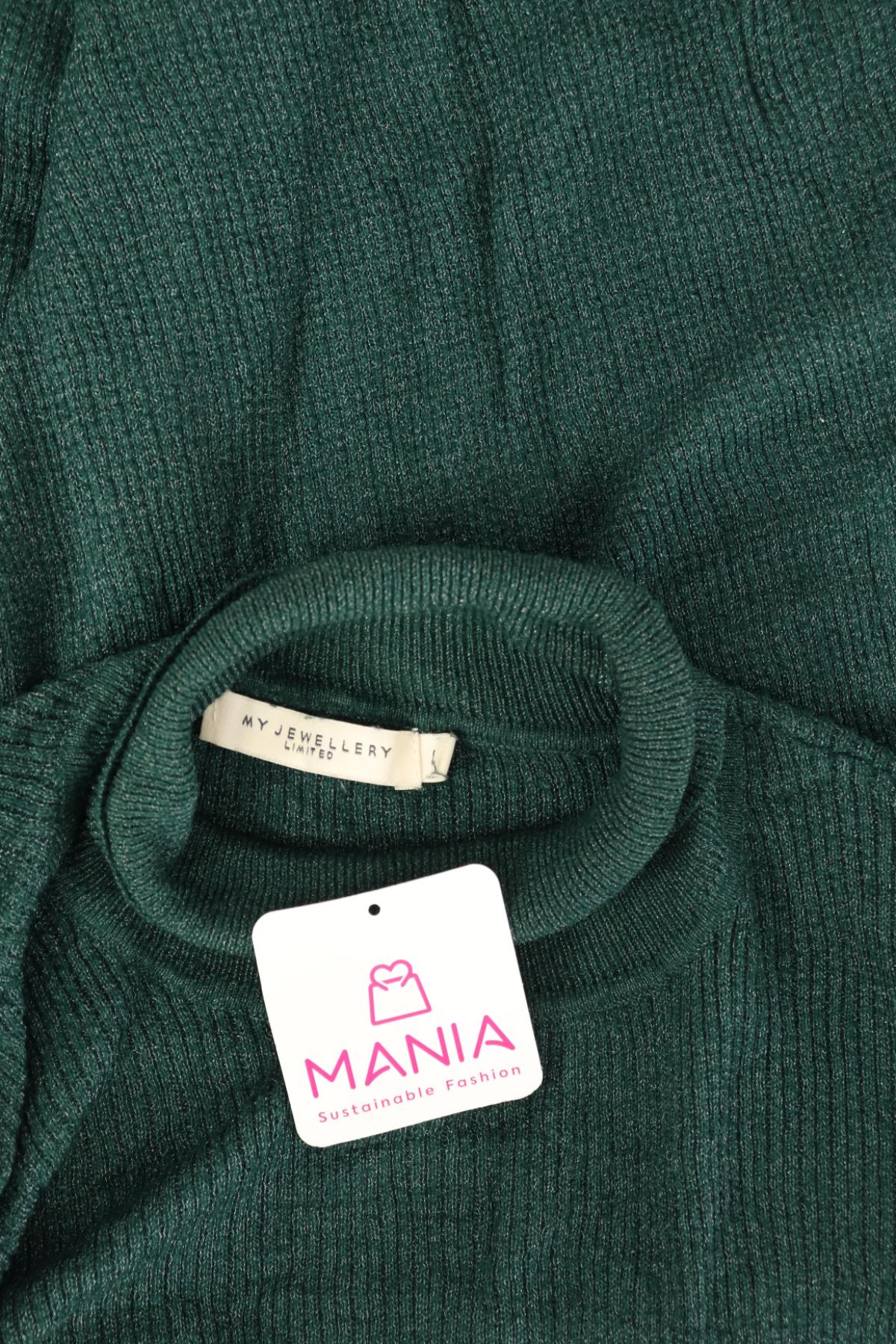 Пуловер с поло яка MY JEWELLERY3