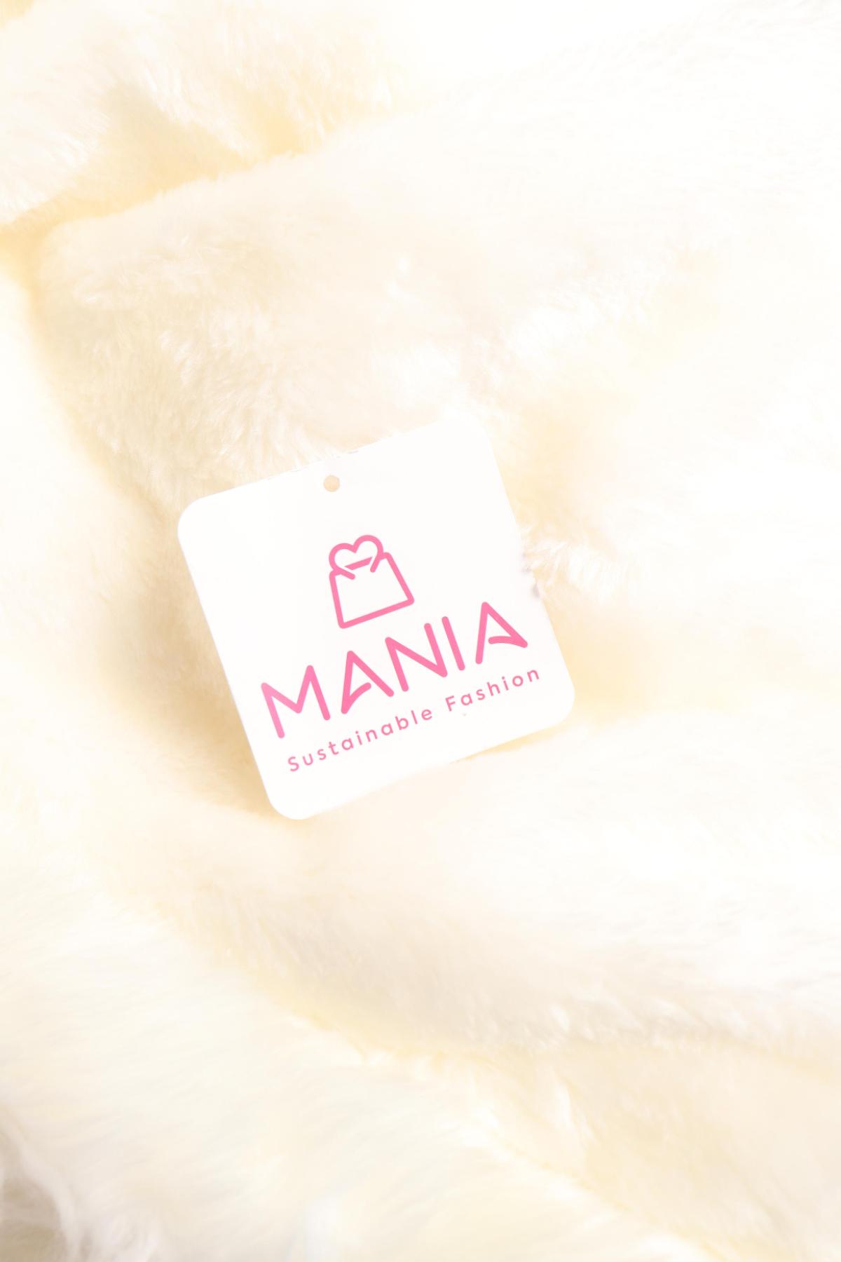 Палто с косъм NO NAME3