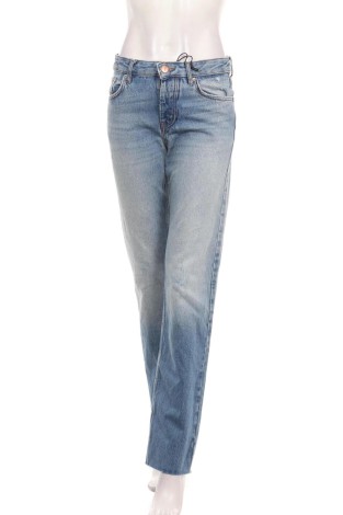 Blugi cu talie înaltă PULL&BEAR