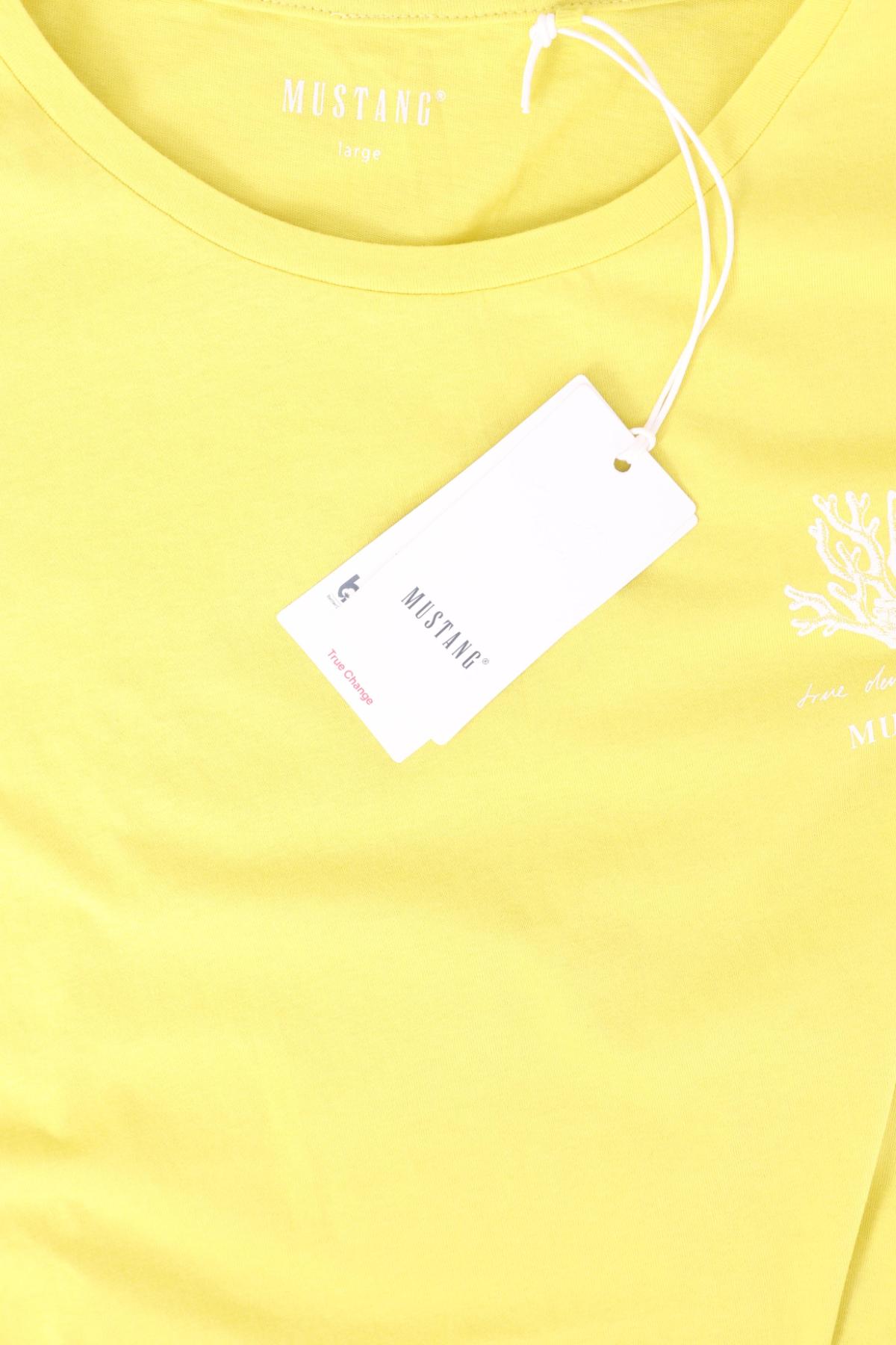 Тениска с щампа MUSTANG3