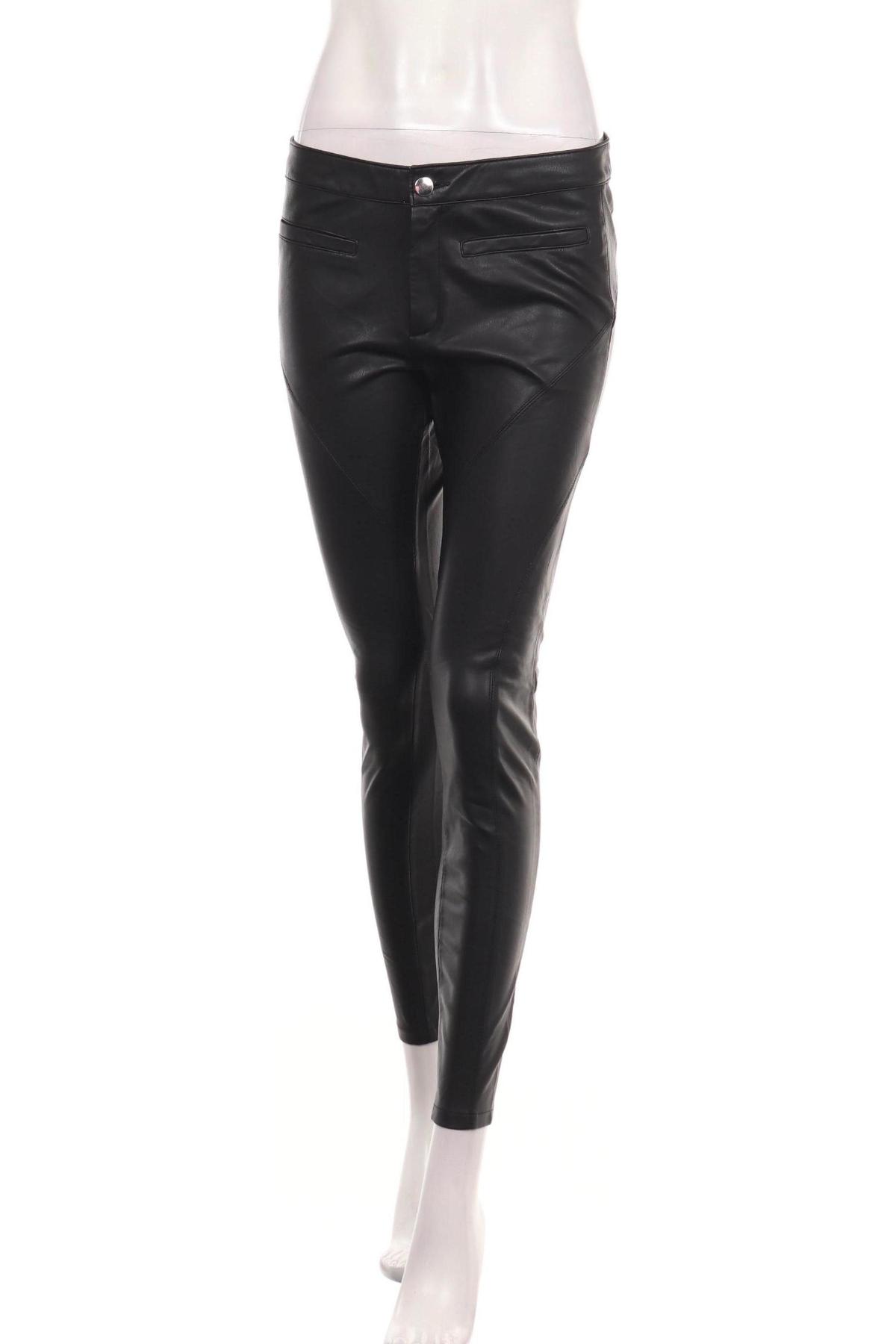 Кожен панталон MANGO1