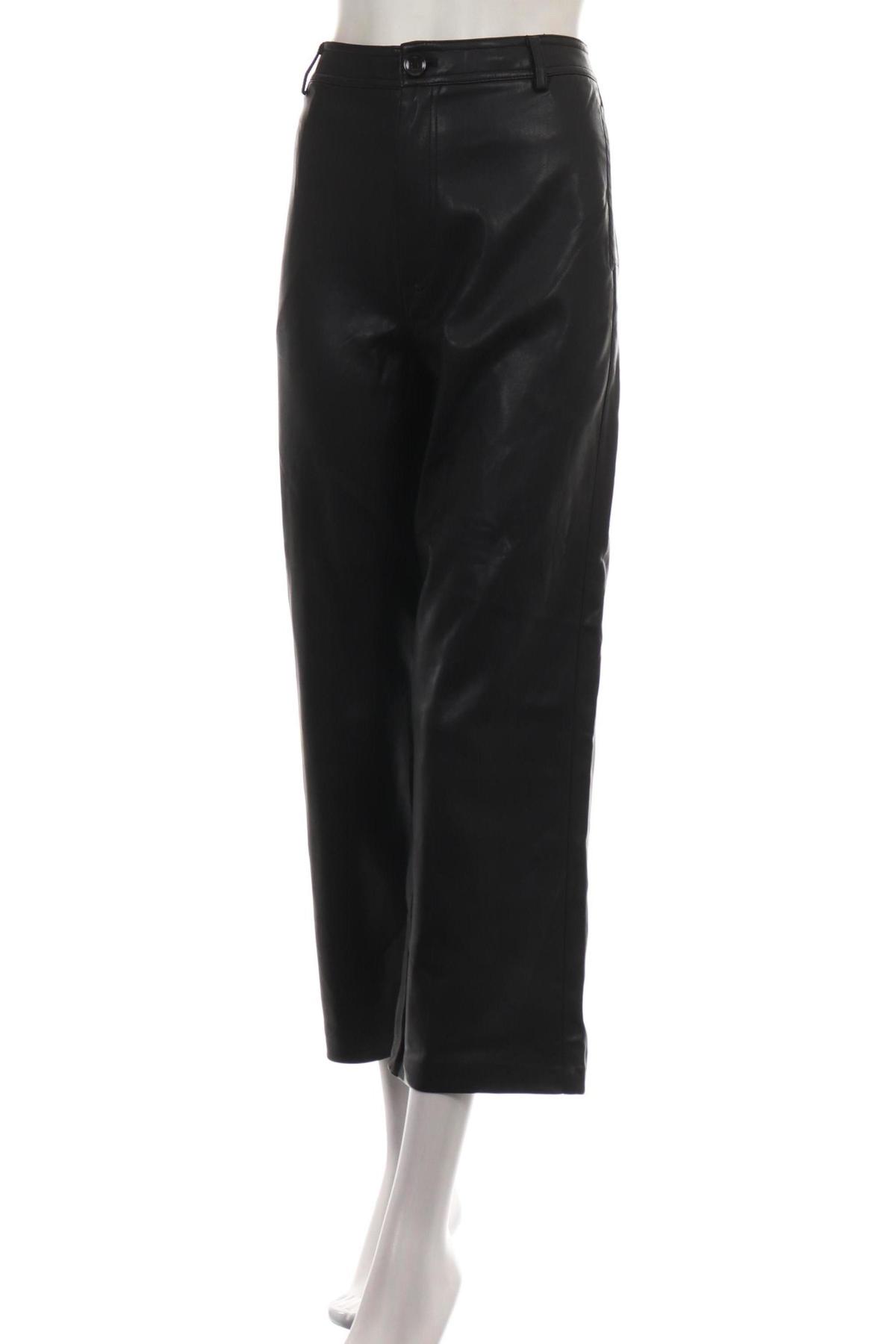 Кожен панталон MANGO1