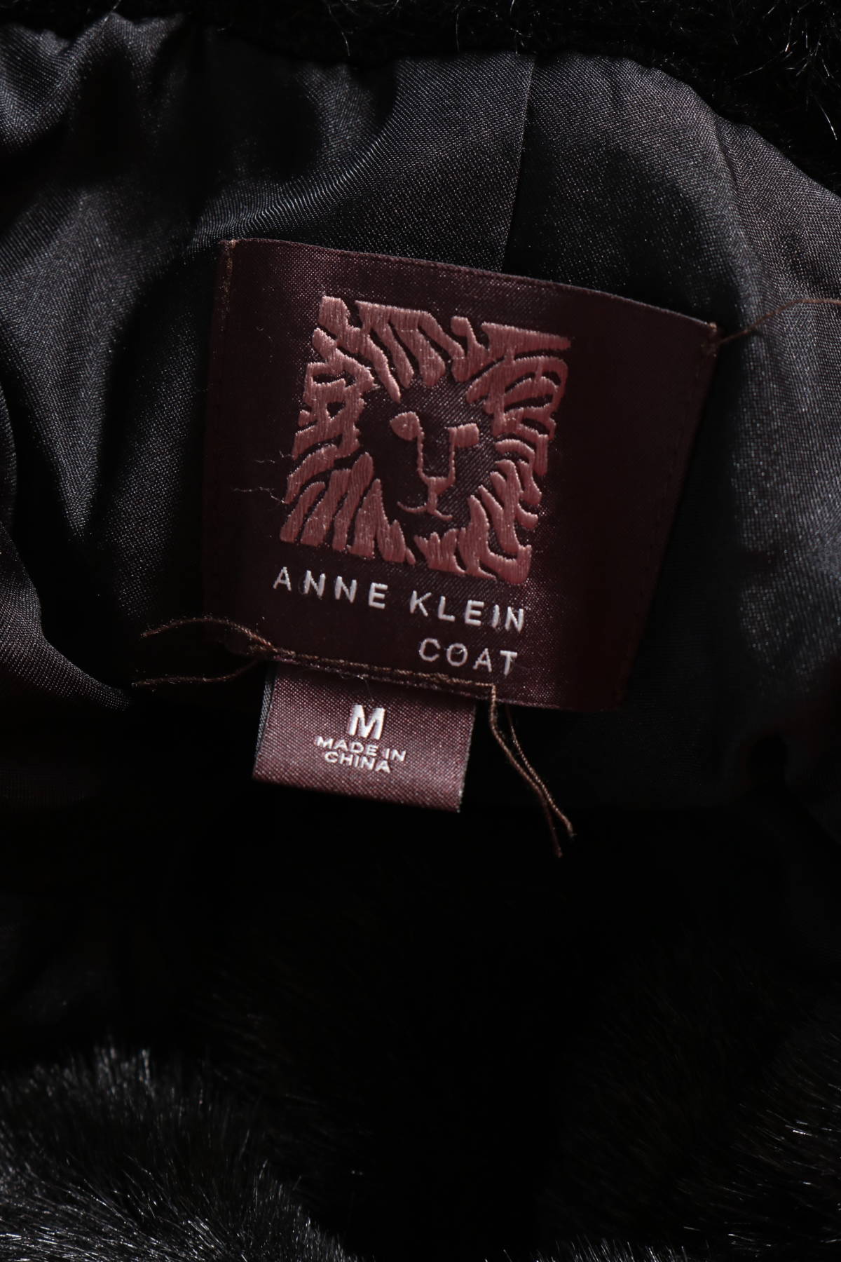 Палто с косъм ANNE KLEIN3