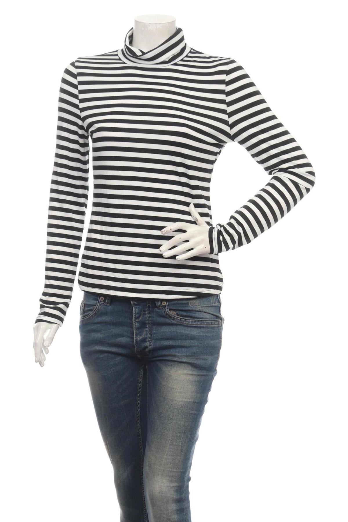 Блуза с поло яка SHEIN1