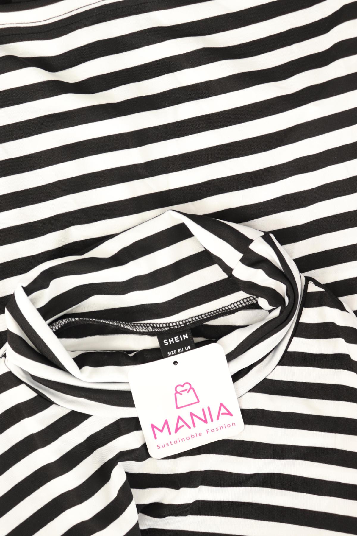 Блуза с поло яка SHEIN3