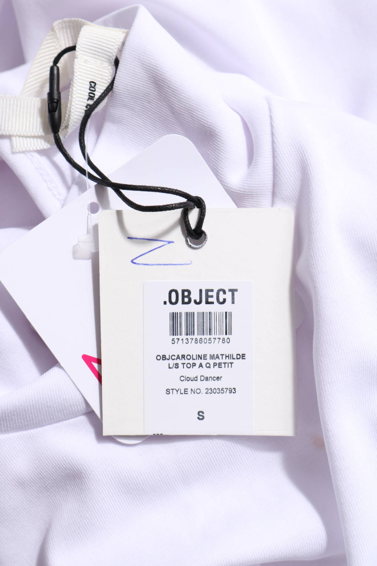 Блуза с поло яка OBJECT3