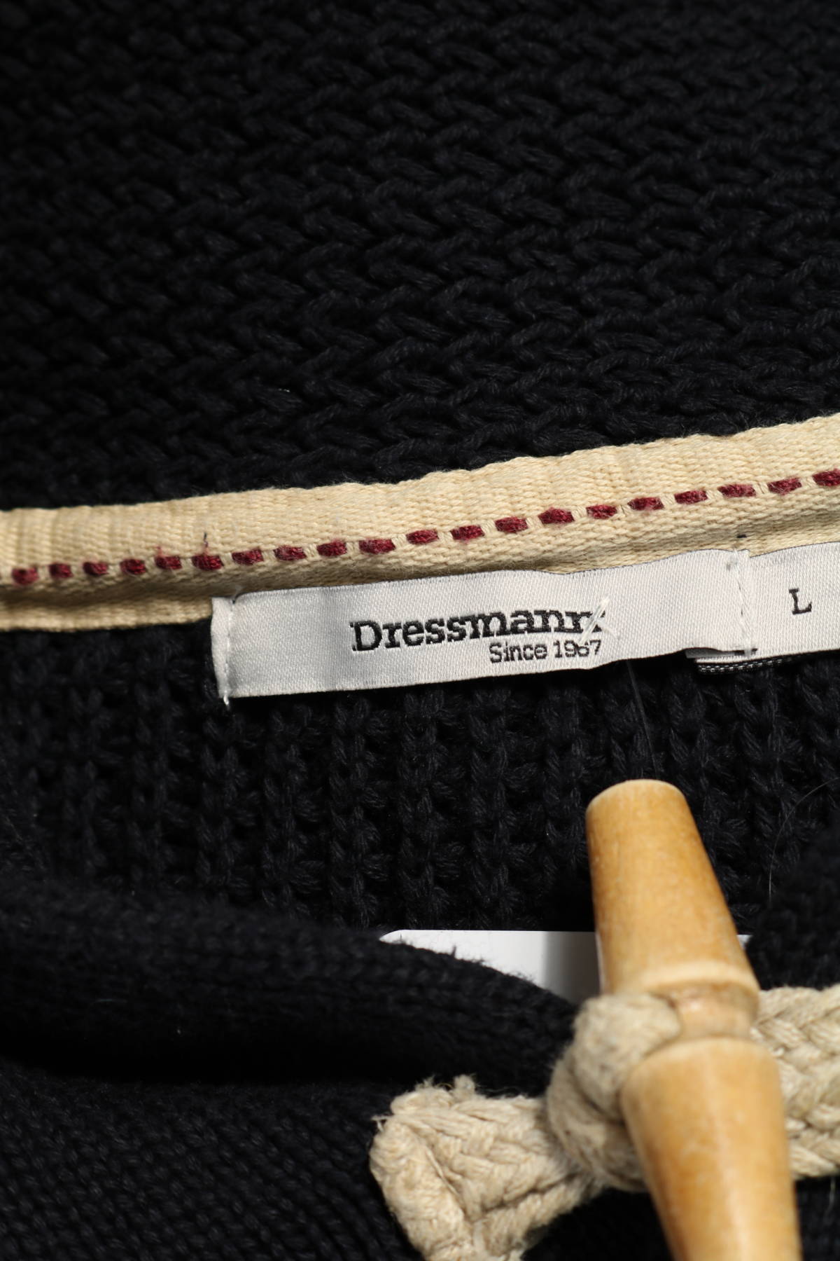 Пуловер с поло яка DRESSMANN3
