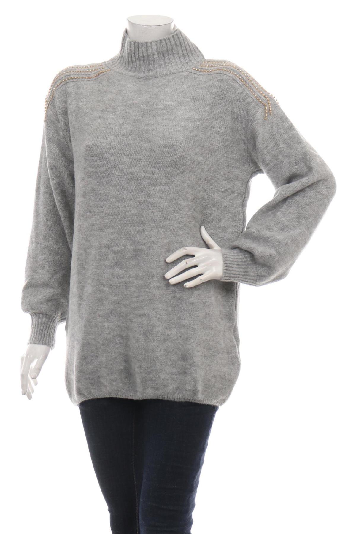 Пуловер с поло яка TRENDYOL1