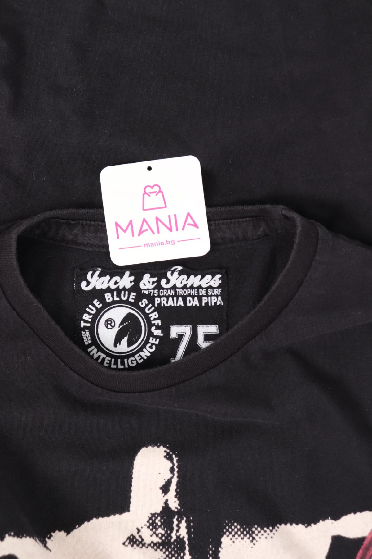 Тениска с щампа JACK & JONES3