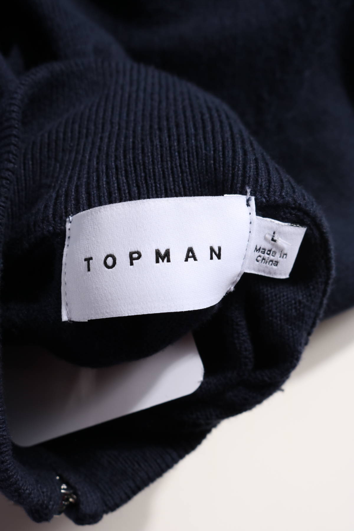 Пуловер с поло яка TOPMAN3