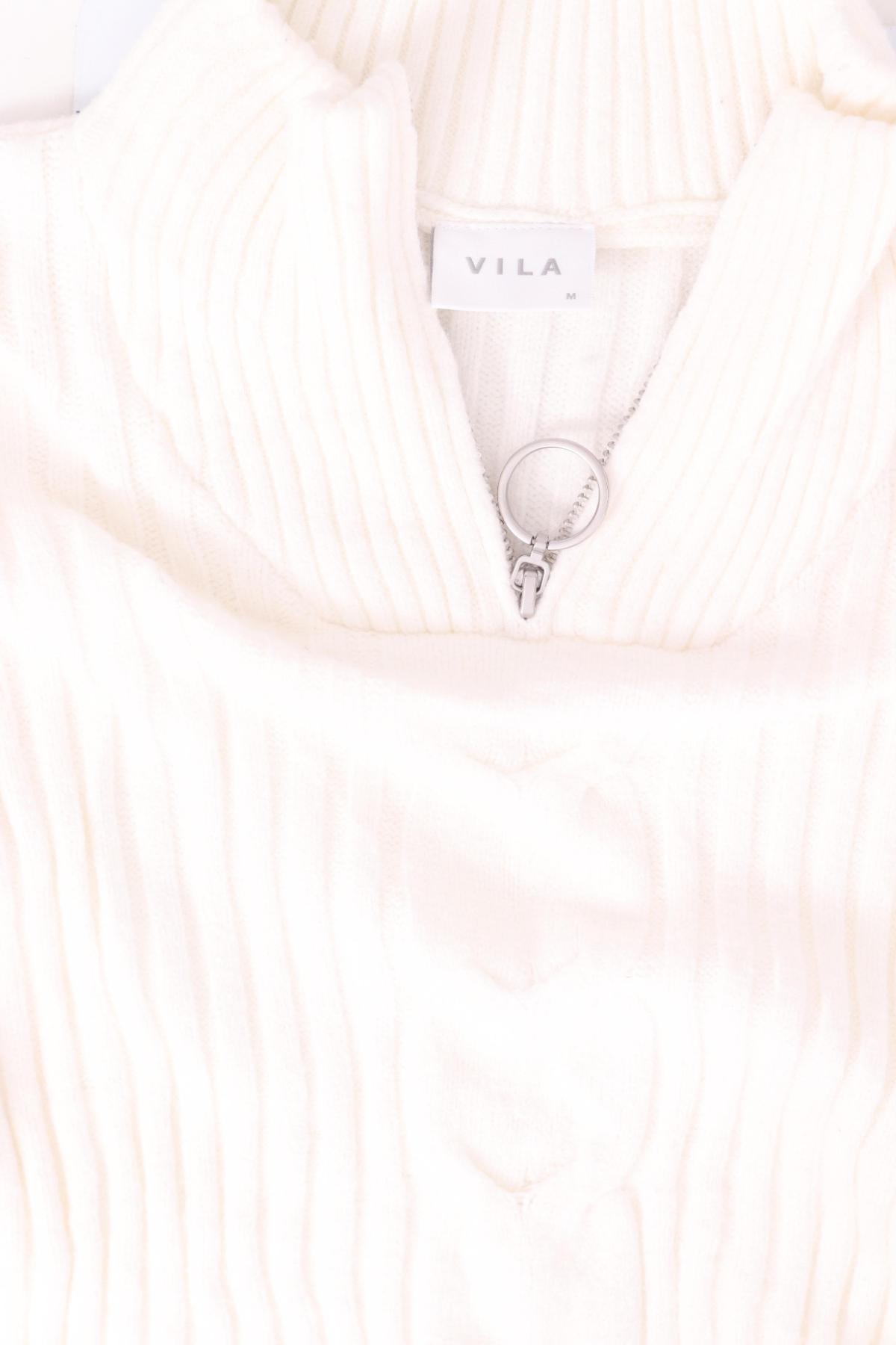 Пуловер с поло яка VILA3