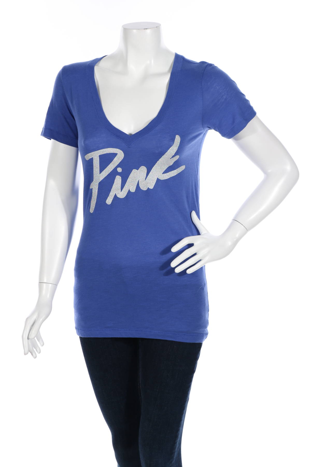 Тениска с щампа PINK BY VICTORIA SECRET1