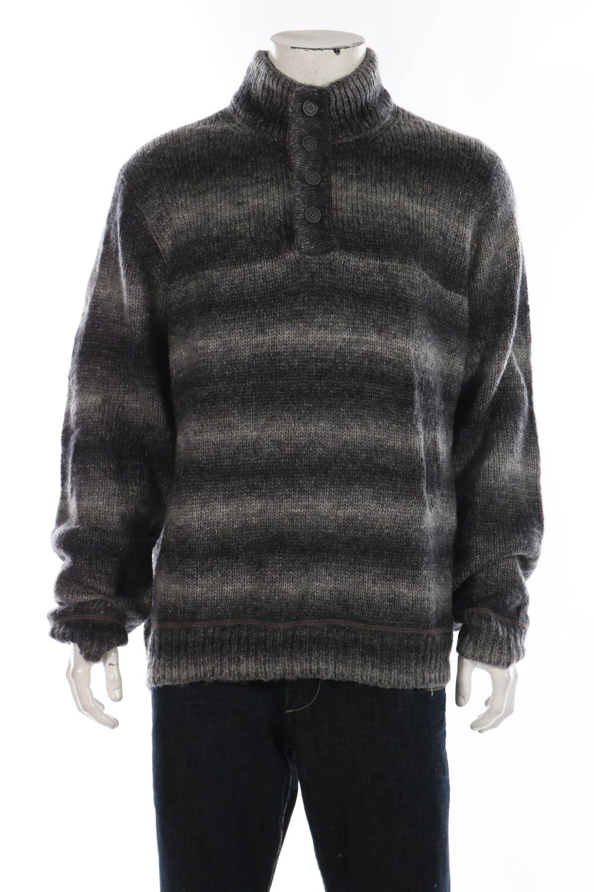 Пуловер с поло яка G.H.BASS & CO1