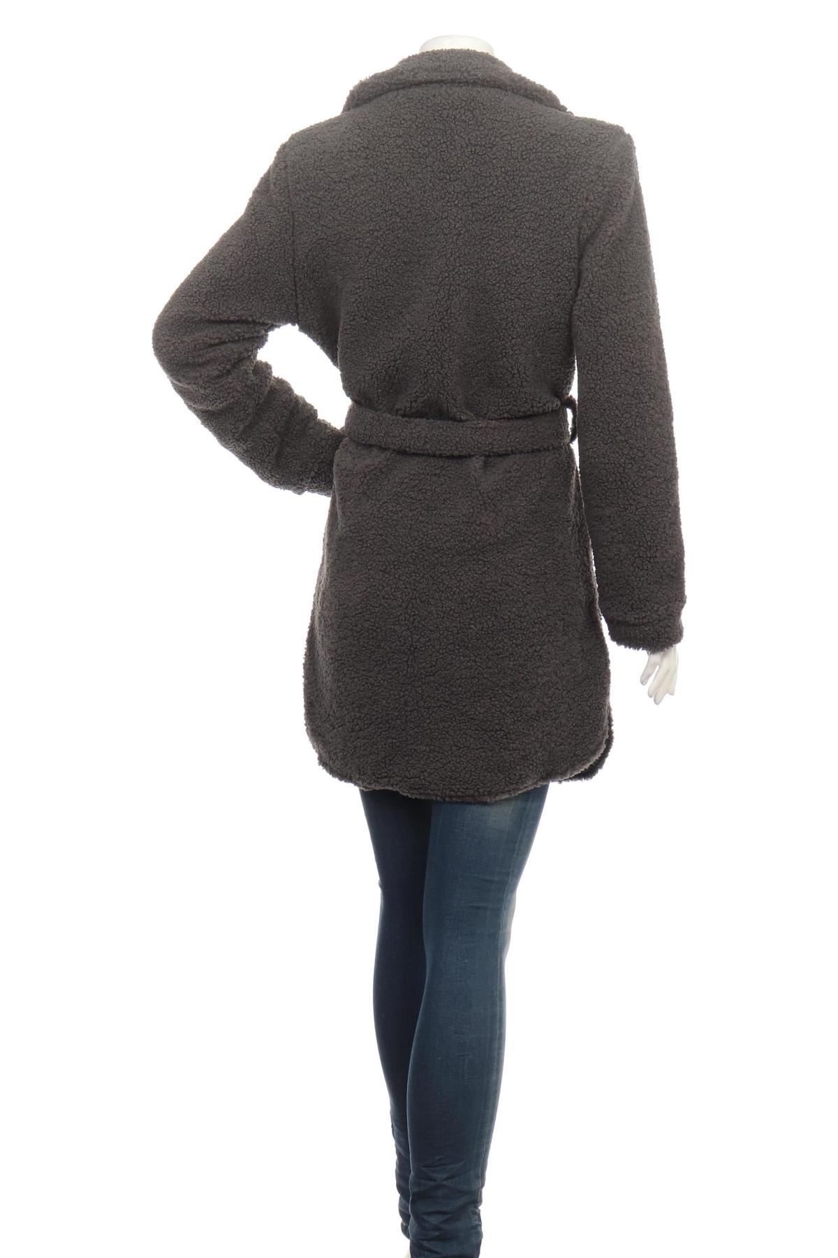 Палто с косъм SHEIN2