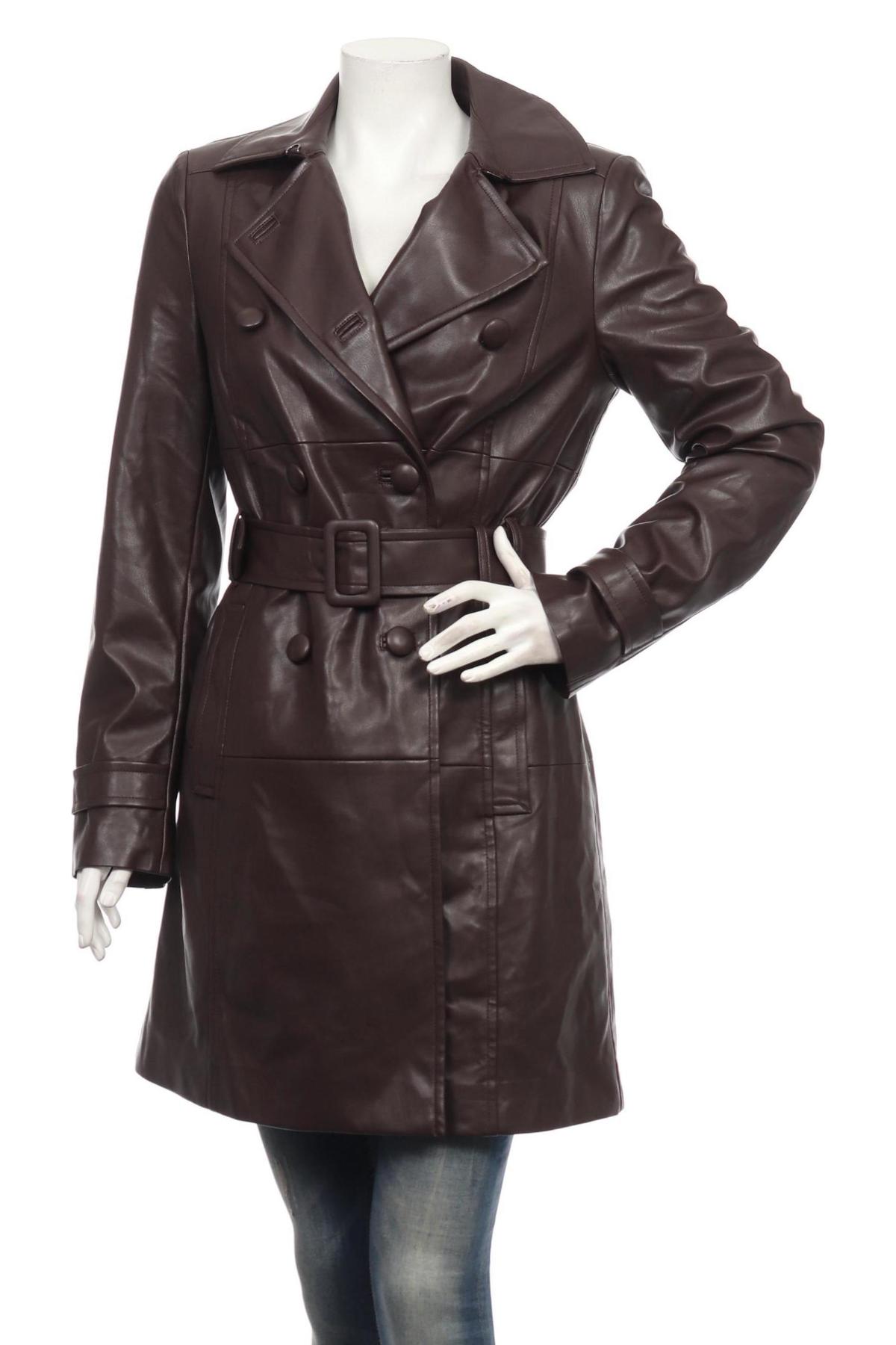 Кожено палто COMMA,1