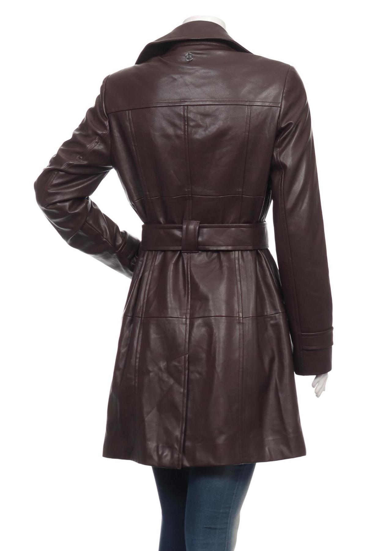 Кожено палто COMMA,2