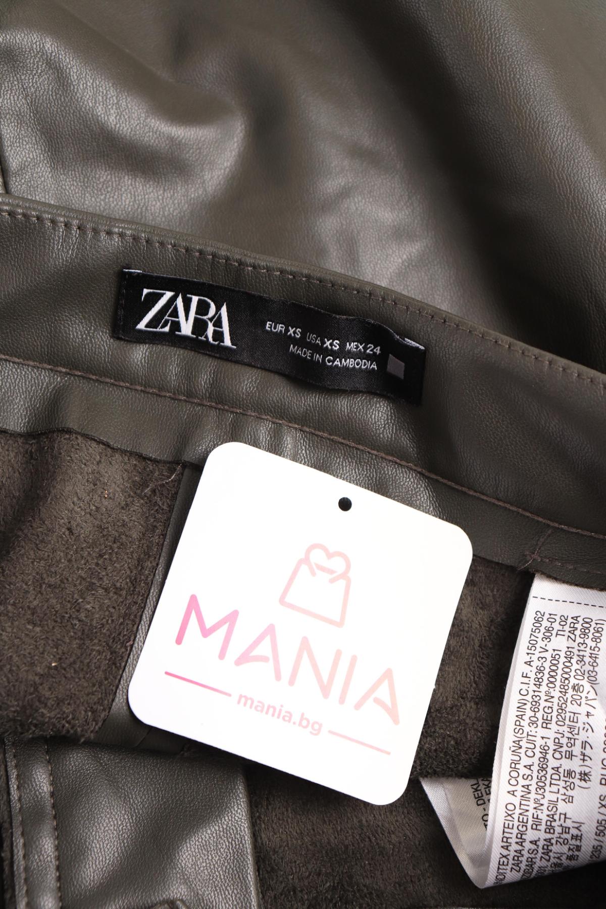 Кожен панталон ZARA3