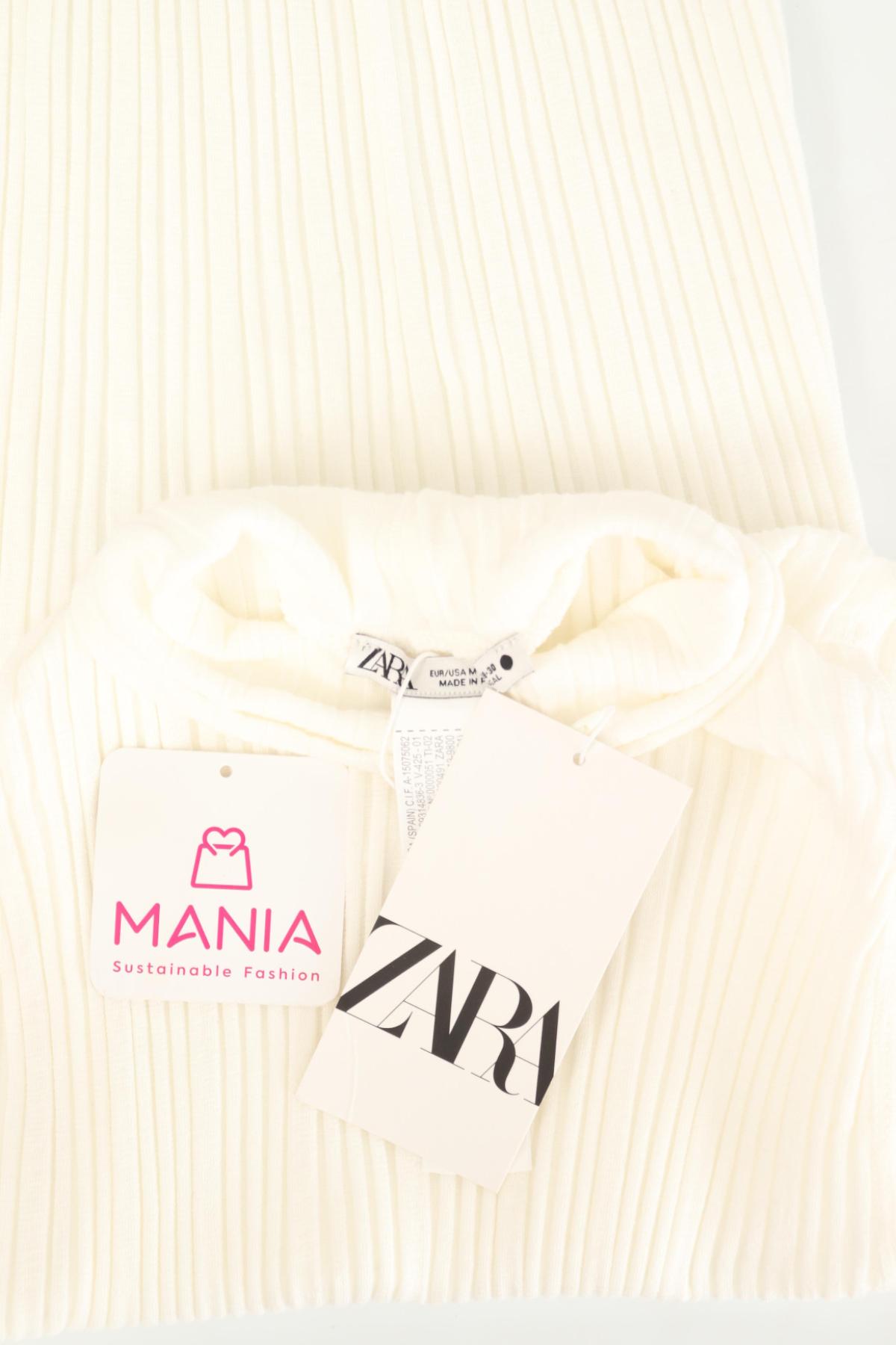 Блуза с поло яка ZARA3