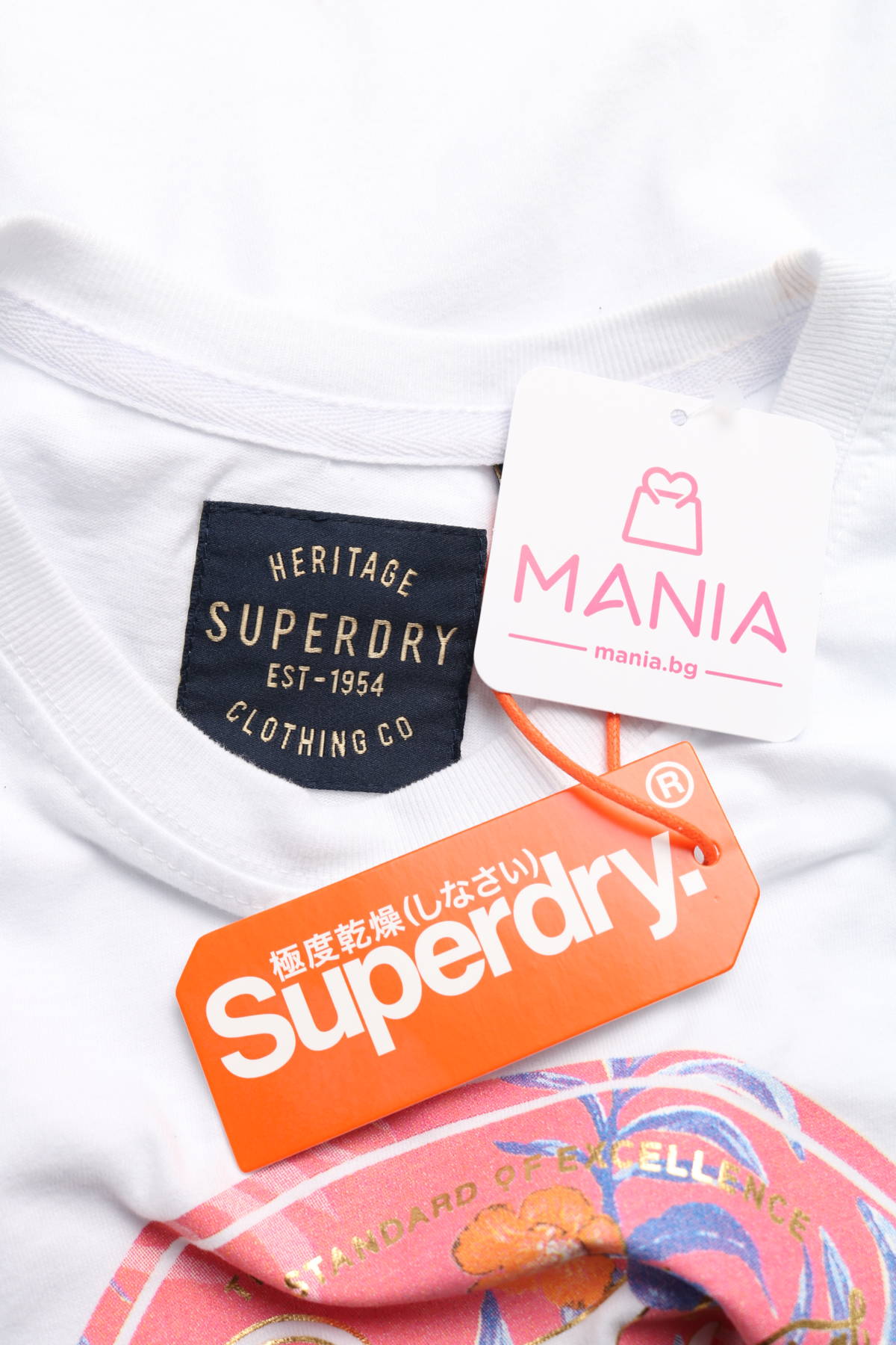 Тениска с щампа SUPERDRY3