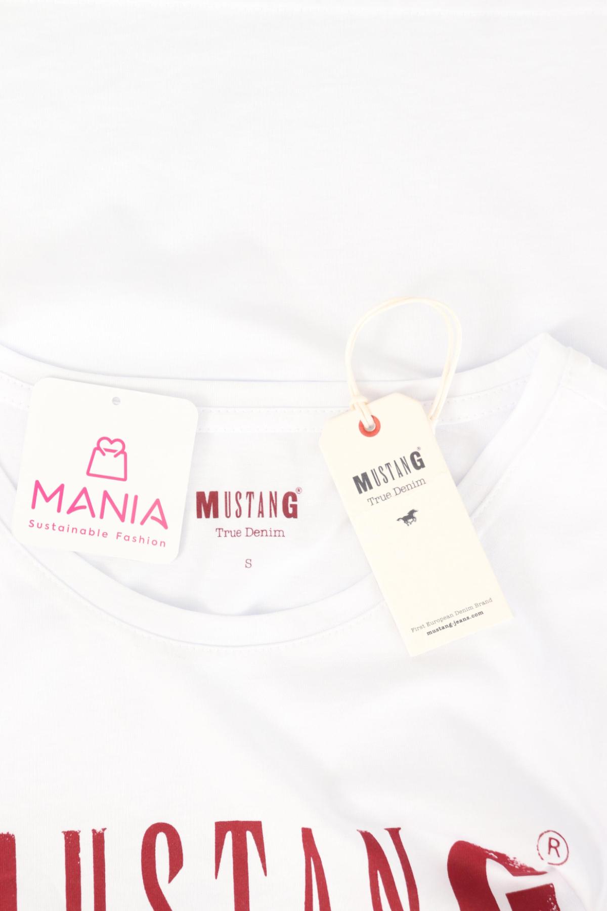 Тениска с щампа MUSTANG3