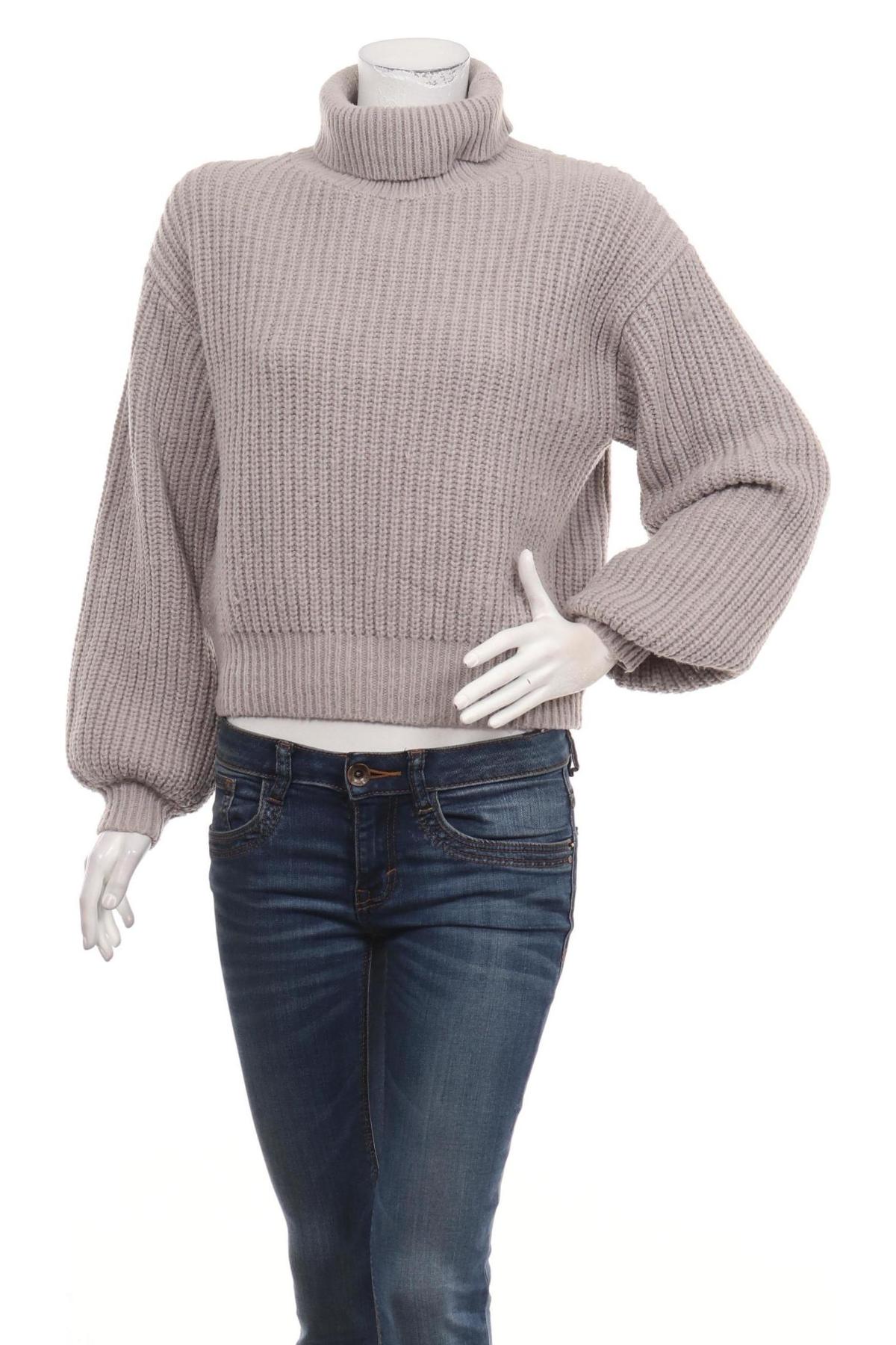 Пуловер с поло яка NO NAME1