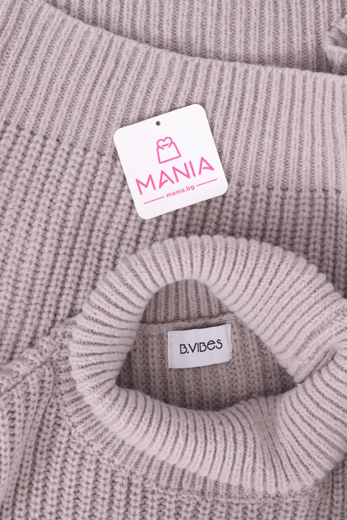 Пуловер с поло яка NO NAME3