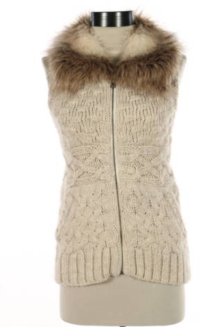 Елек с косъм Loft By Ann Taylor - Mania Елек с косъм Loft By Ann Taylor