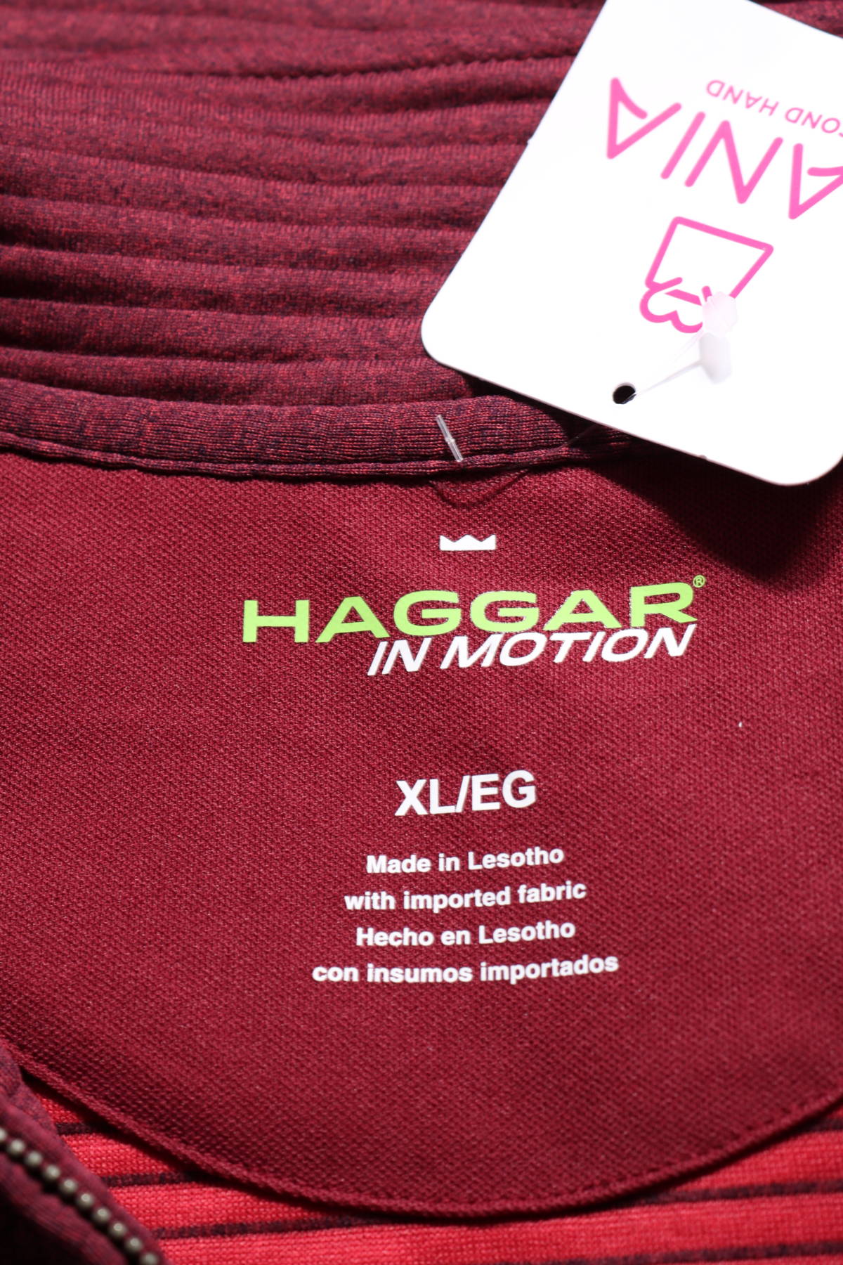 Блуза с поло яка HAGGAR3