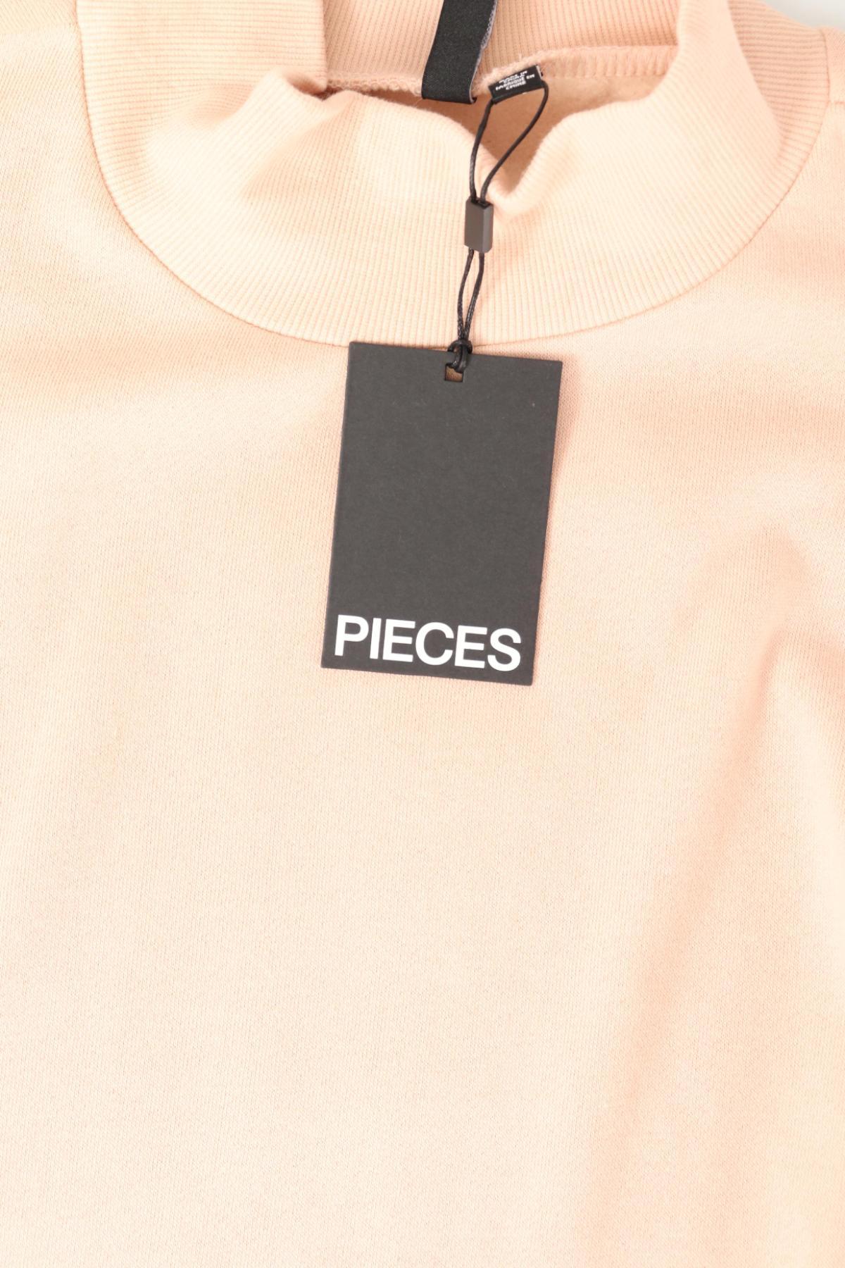 Блуза с поло яка PIECES3