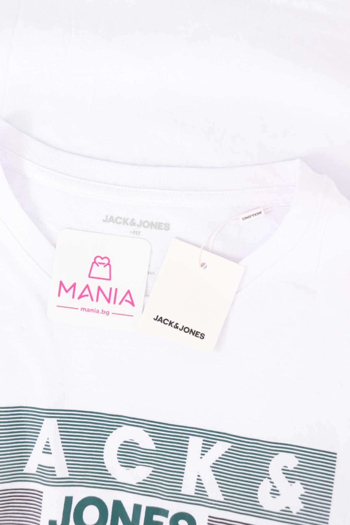Тениска с щампа JACK & JONES3