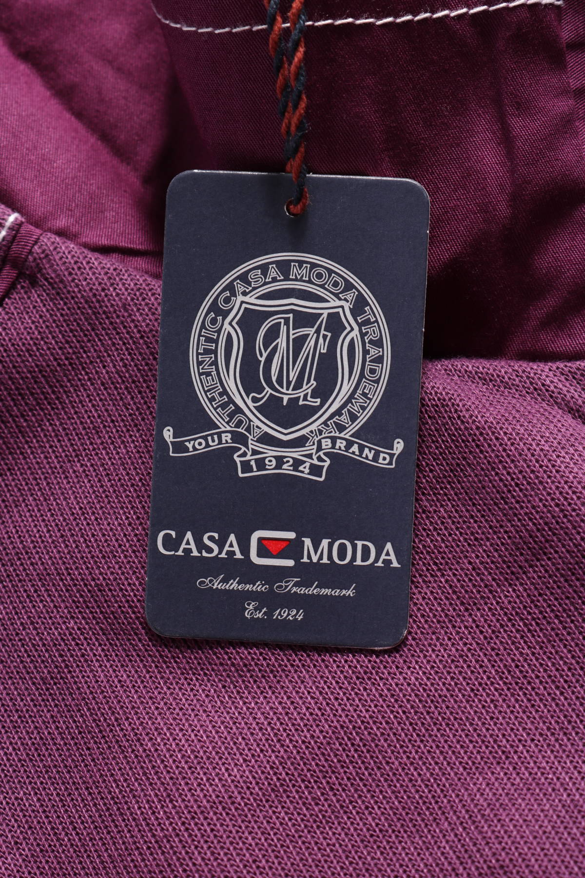 Пуловер с поло яка CASA MODA3