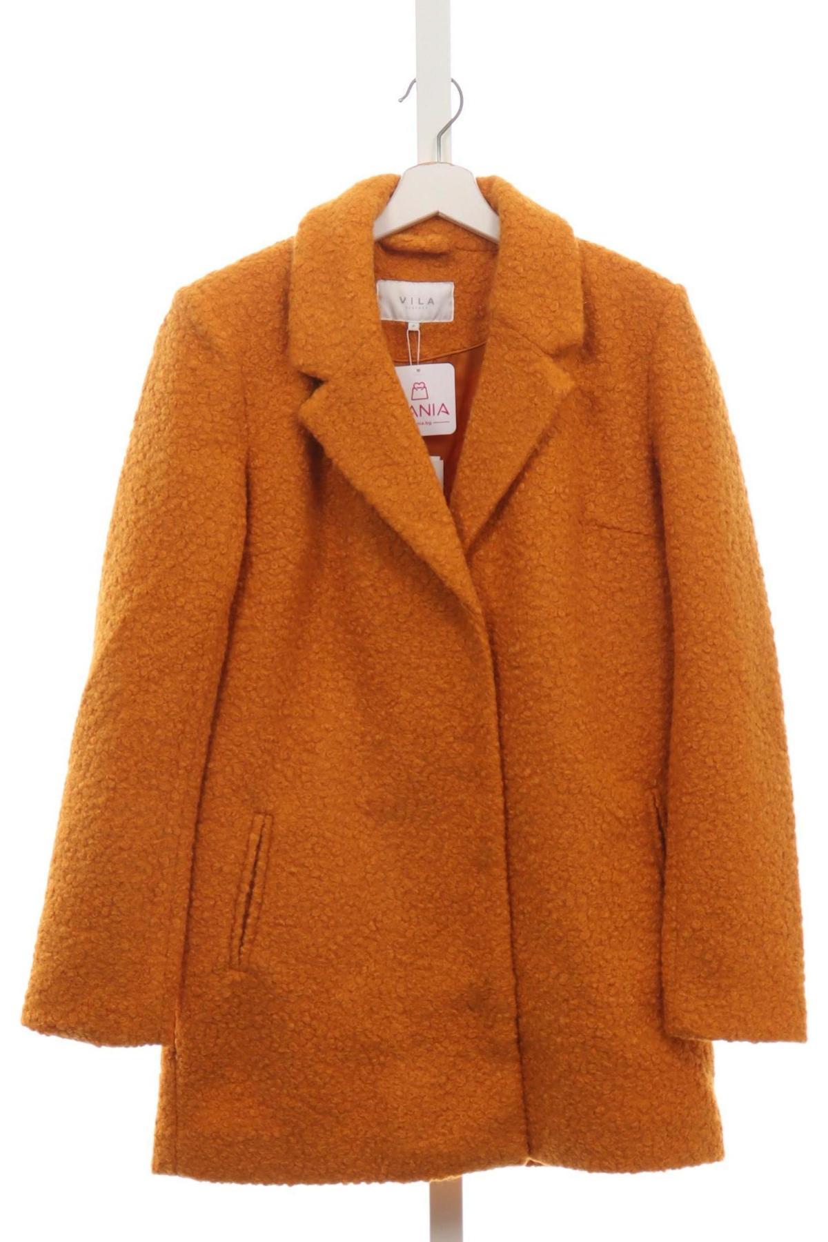 Палто с косъм VILA1