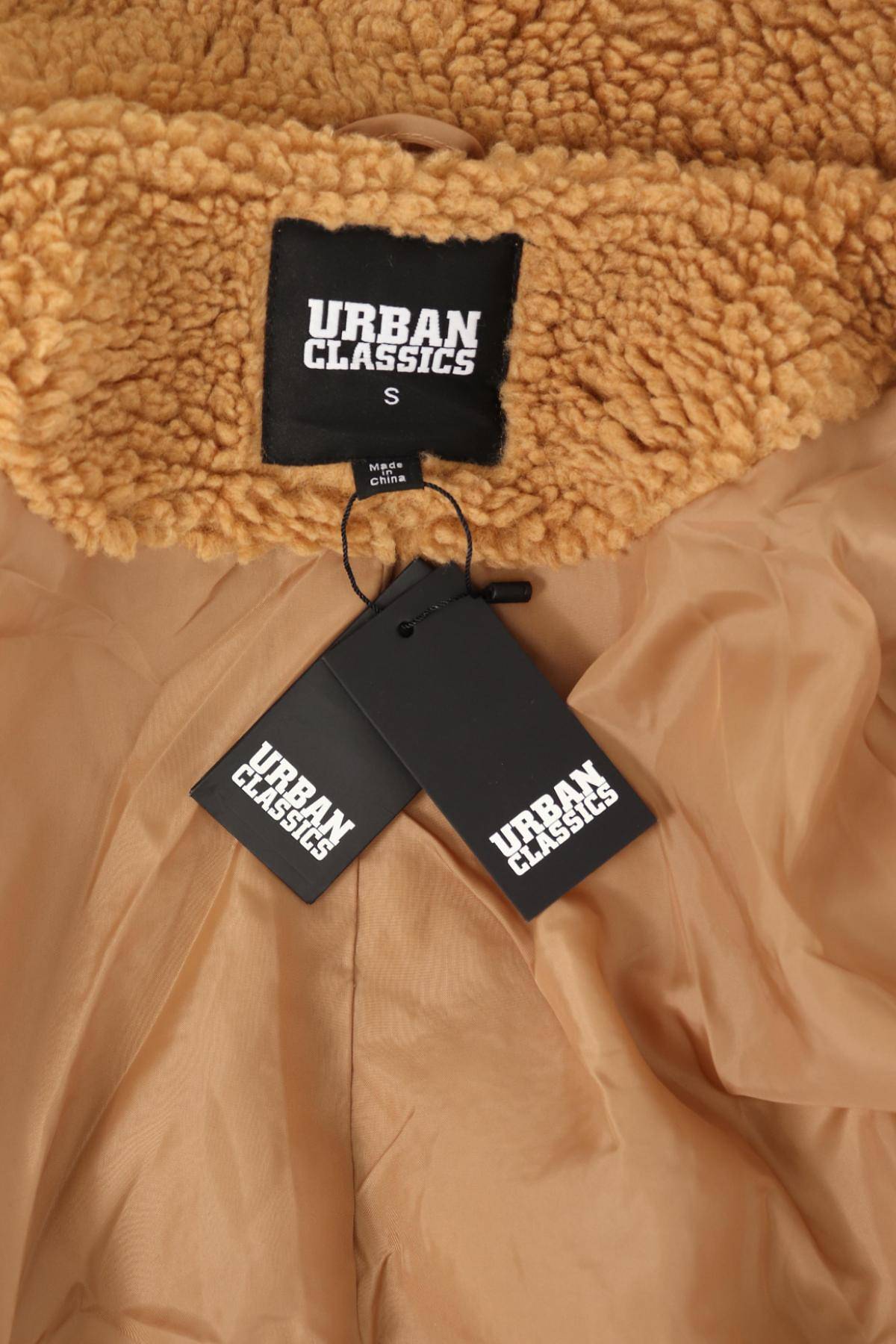 Палто с косъм URBAN CLASSICS4