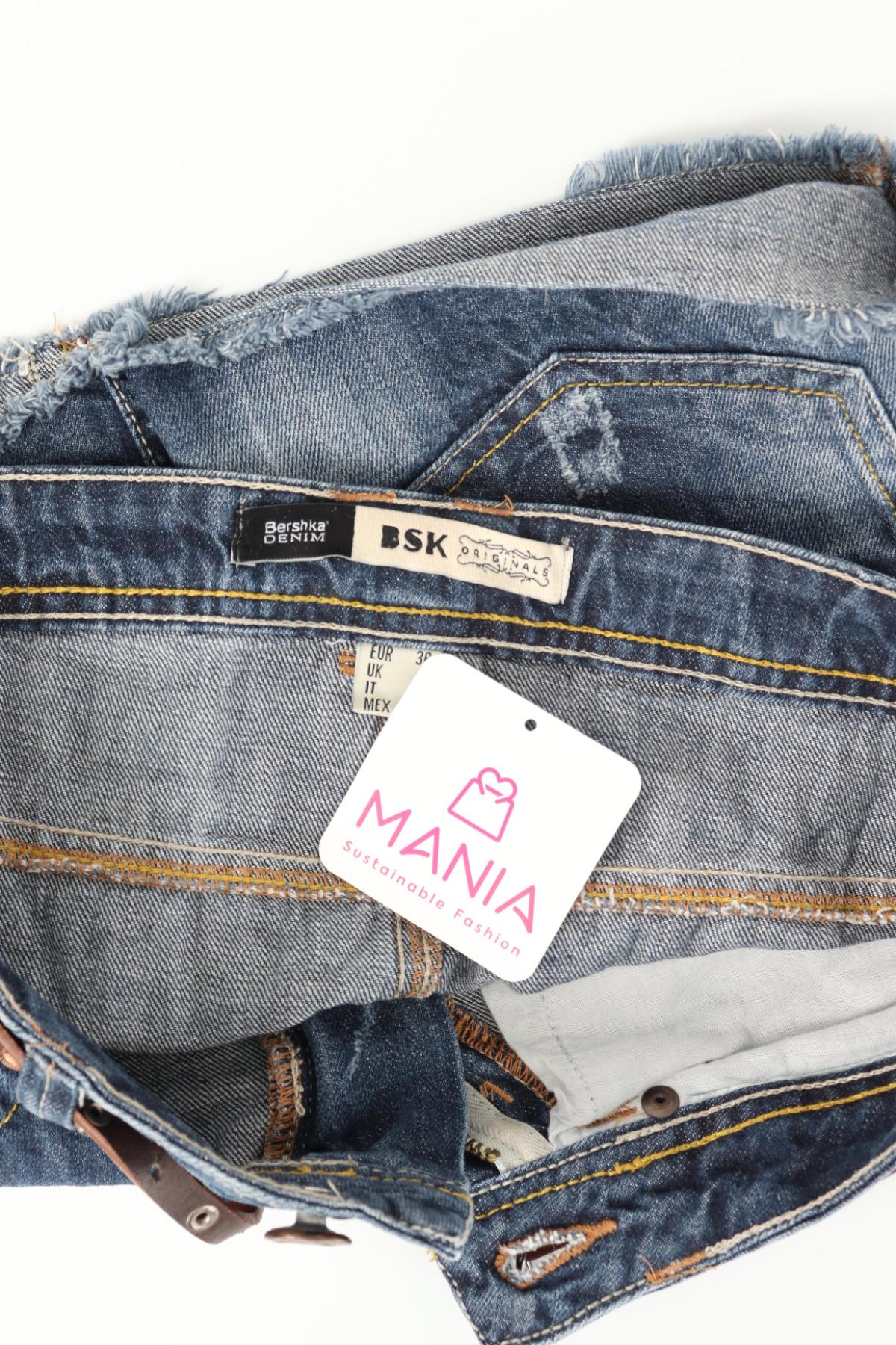 Дънкова пола BERSHKA3