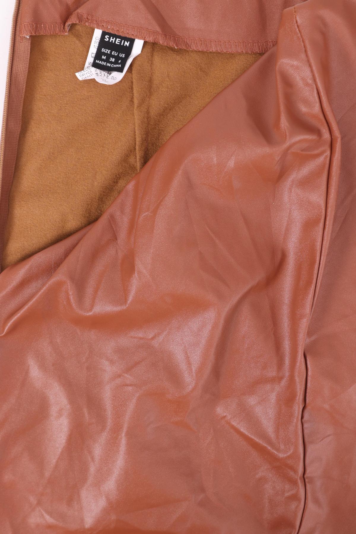 Кожена пола SHEIN3