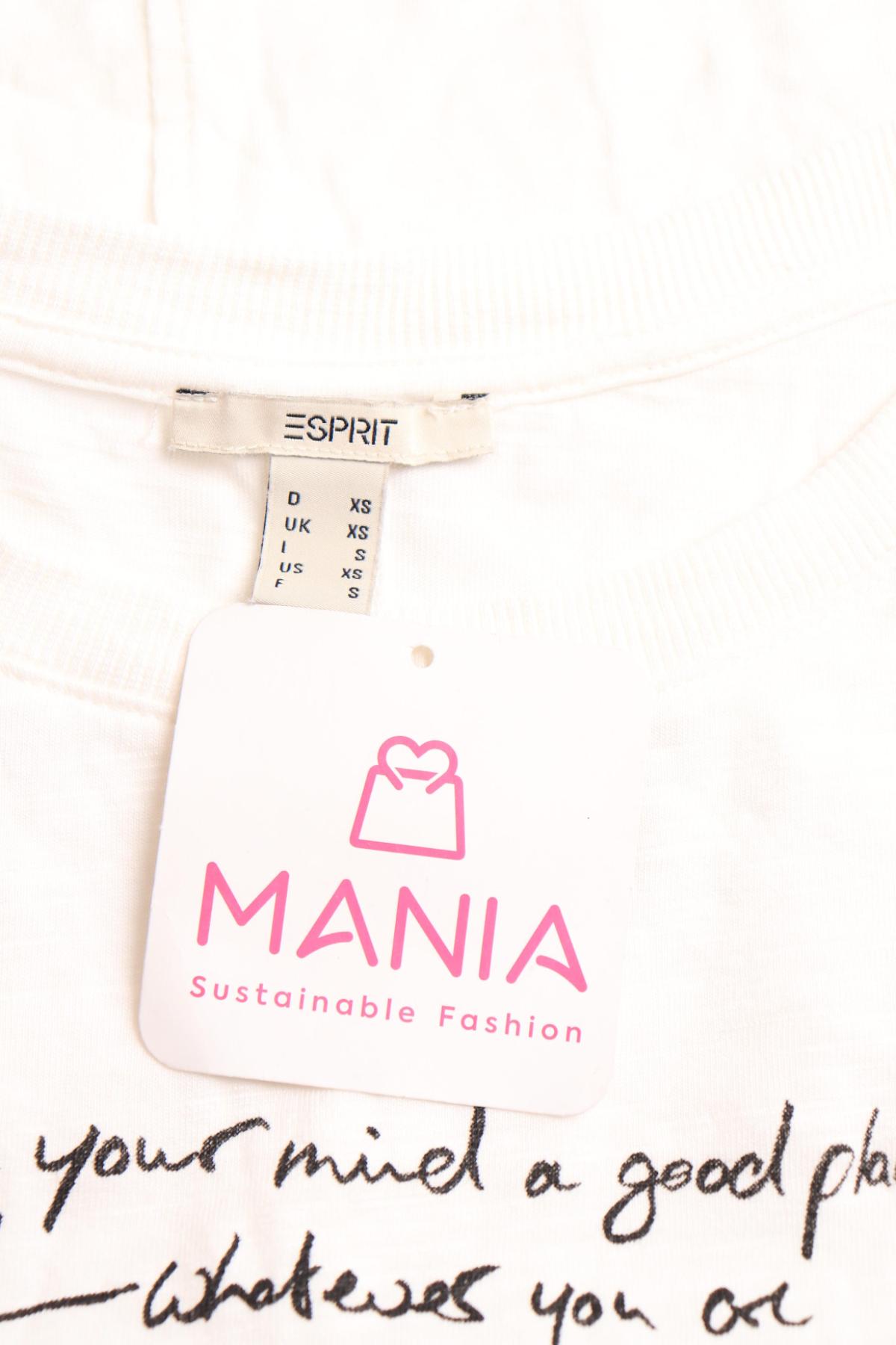 Тениска с щампа ESPRIT3