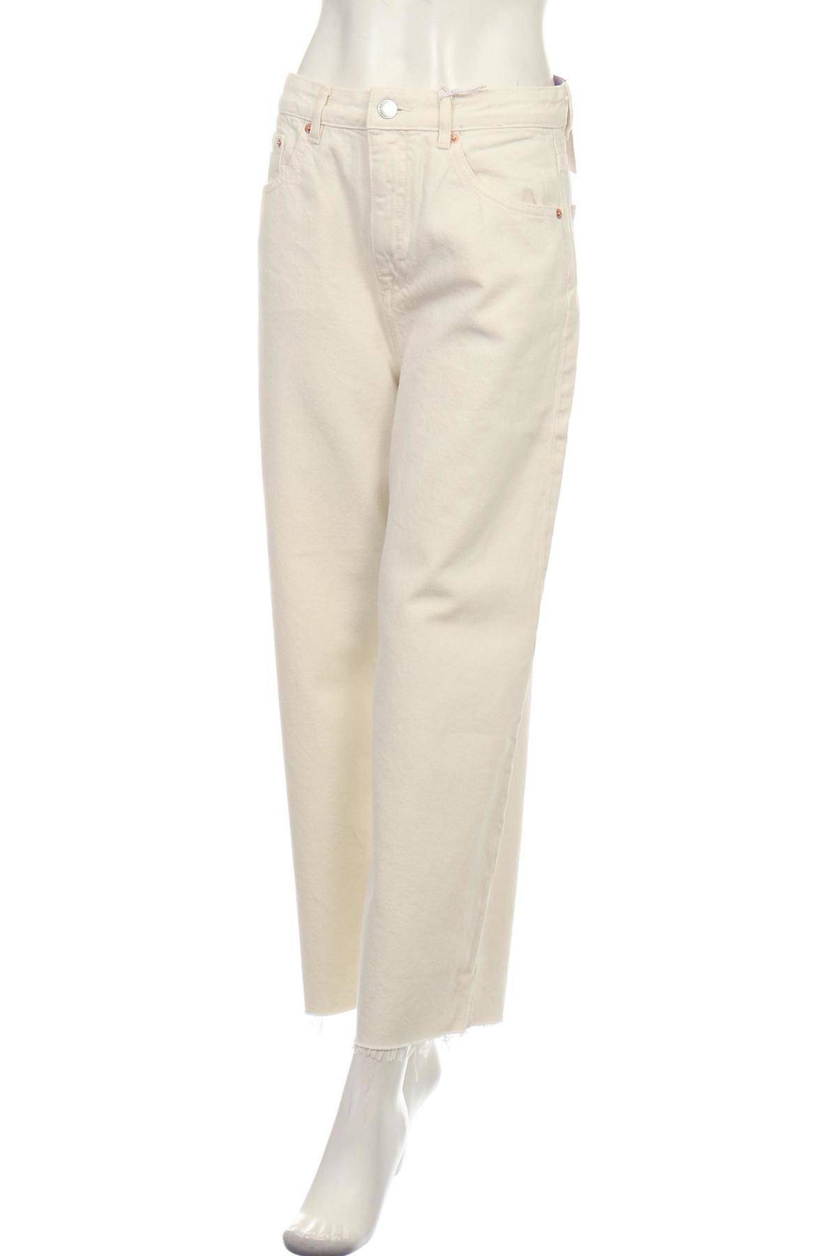 Дънки с висока талия PULL&BEAR1